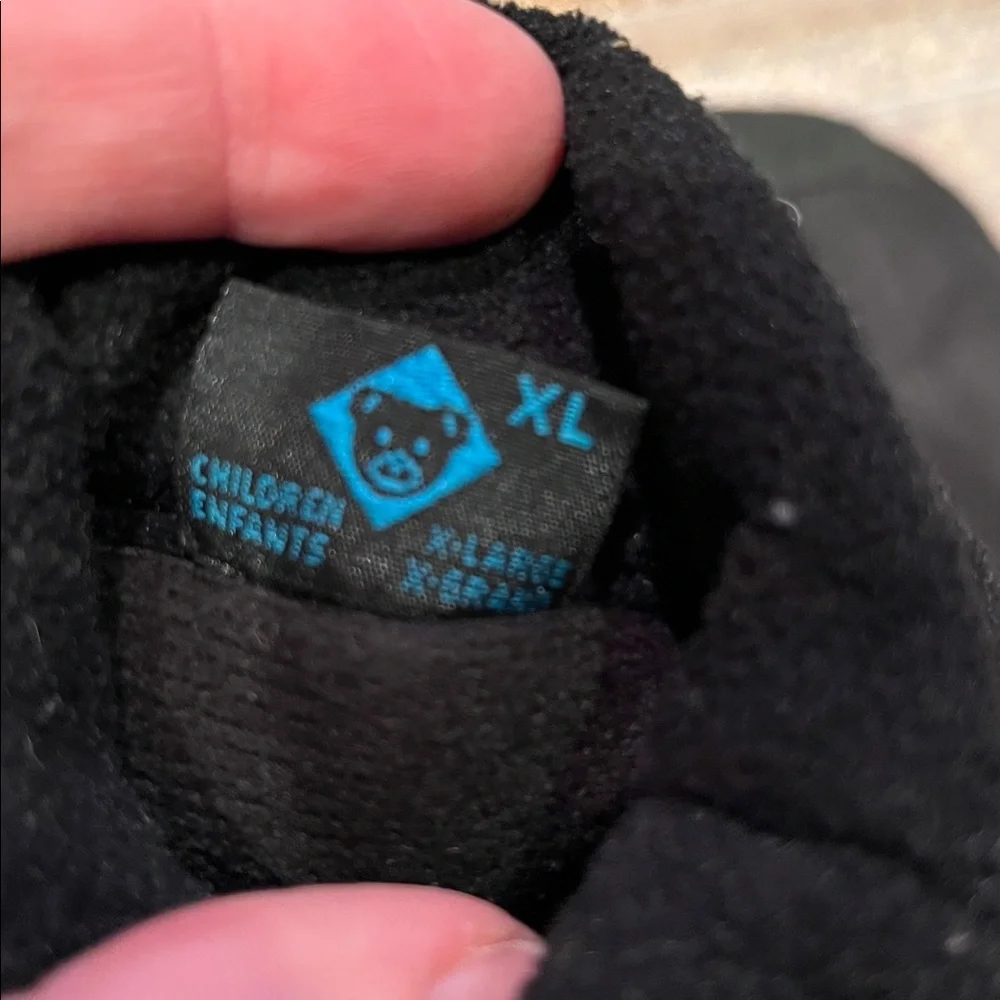 Gordini YOUTH XL insulated soft heatrpack black warm Winter Mittens Unisex VGUC